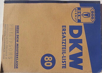 1951 DKW Reservdelskatalog