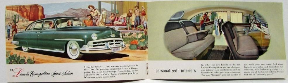 1950 Lincoln broschyr, Quick Facts... - 2