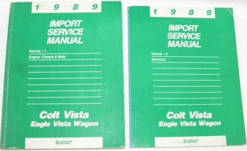 1989 Colt Vista Service Manual