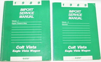 1989 Colt Vista Service Manual
