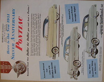 1951 Pontiac broschyr