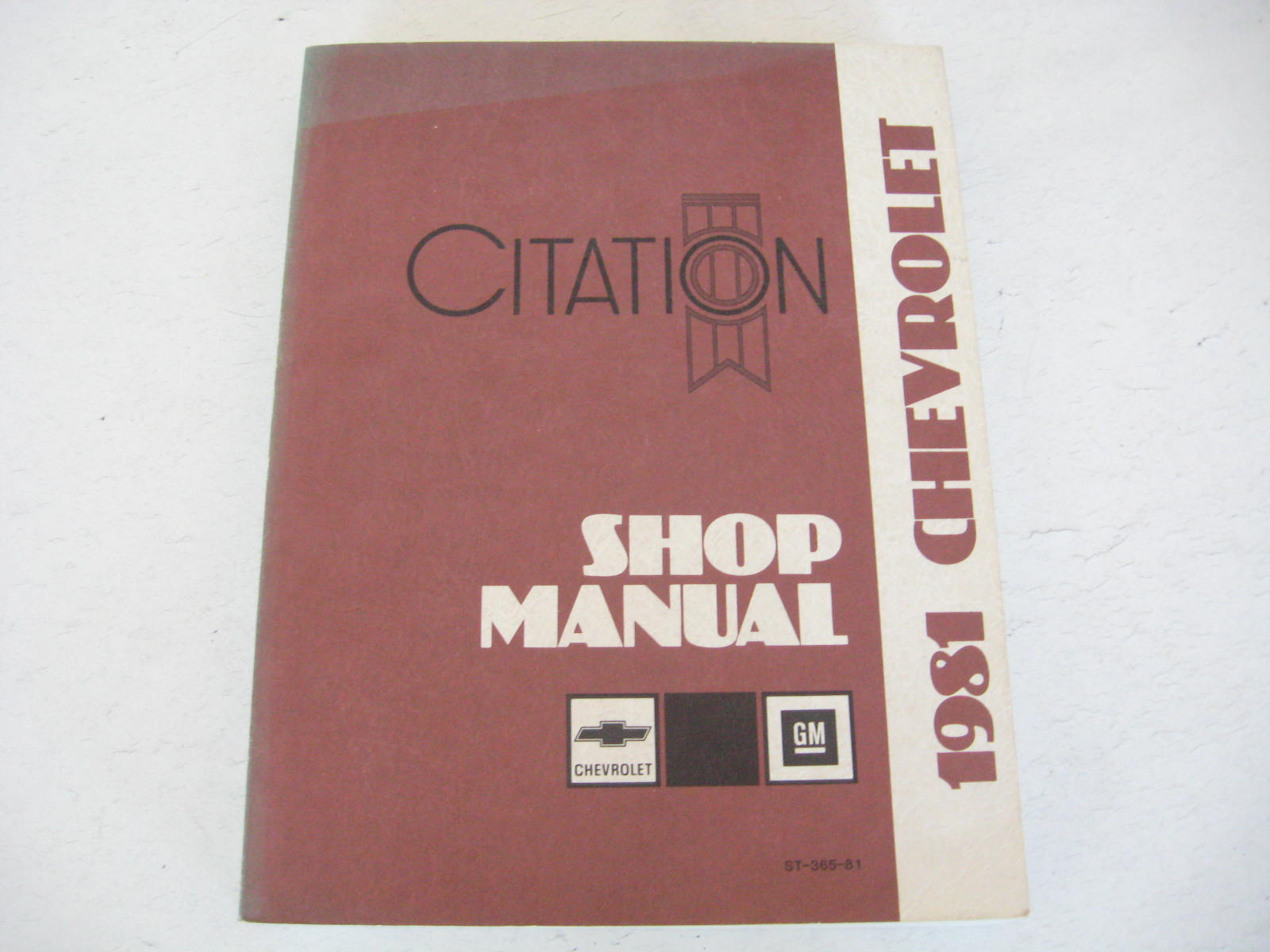 1981 Chevrolet Citation Shop Manual