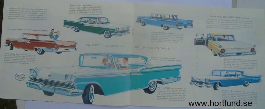 1959 Ford broschyr The 59 Fords - 3