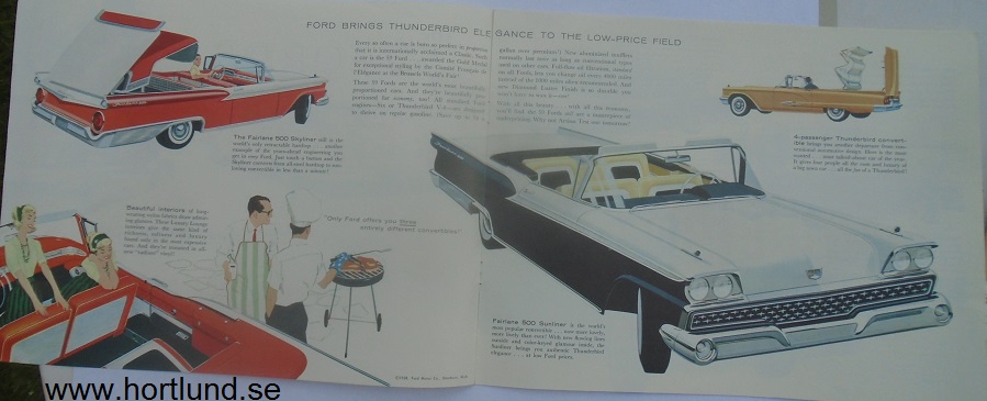1959 Ford broschyr The 59 Fords - 2