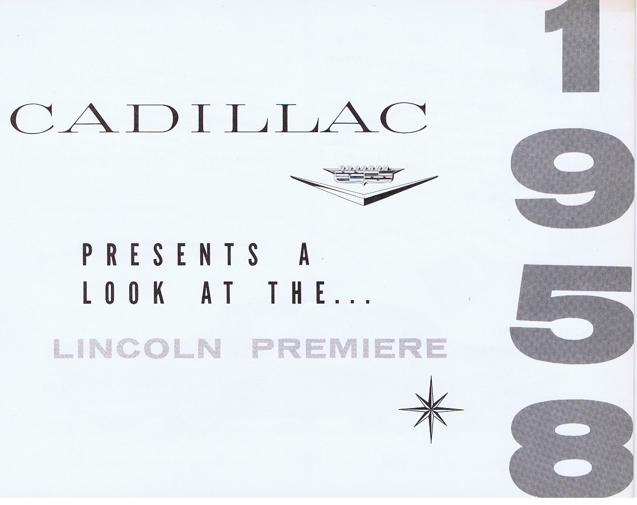 1958 Cadillac - Lincoln Premiere jämförelse