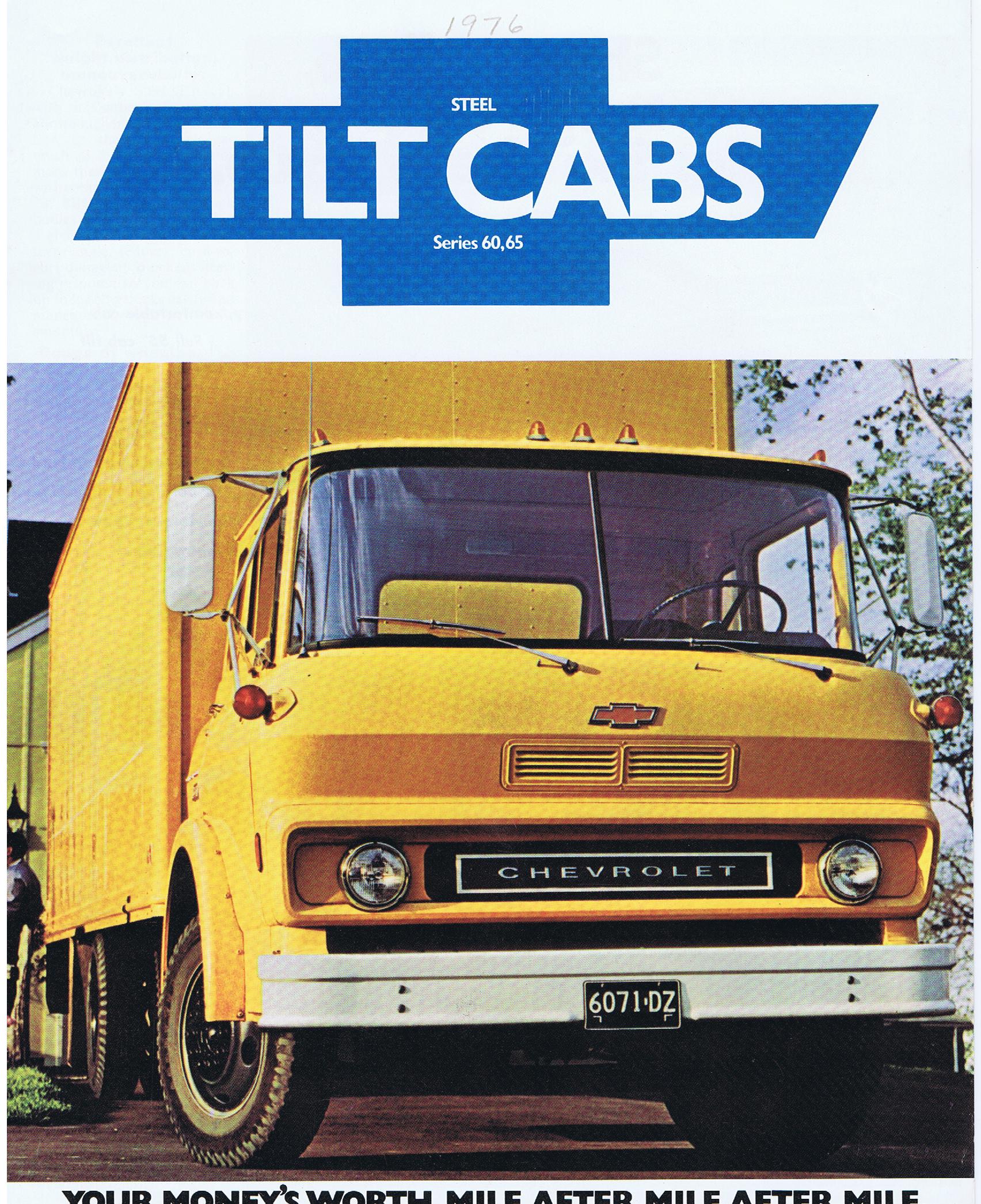 1976 Chevrolet Tilt Cabs Broschyr