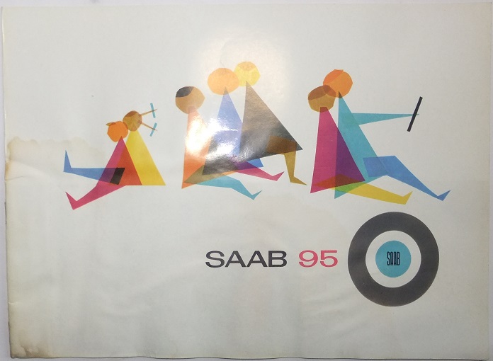 1961-62 SAAB 95 broschyr