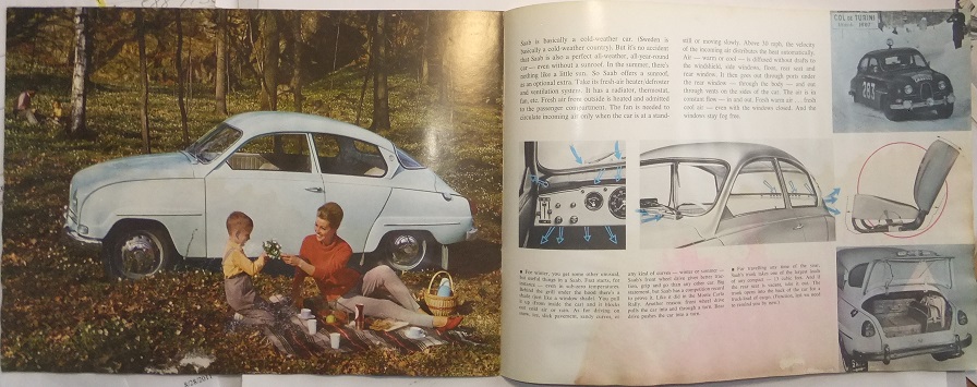 1964 SAAB 96 broschyr - 2
