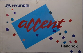 1997 Hyundai Accent Handbok