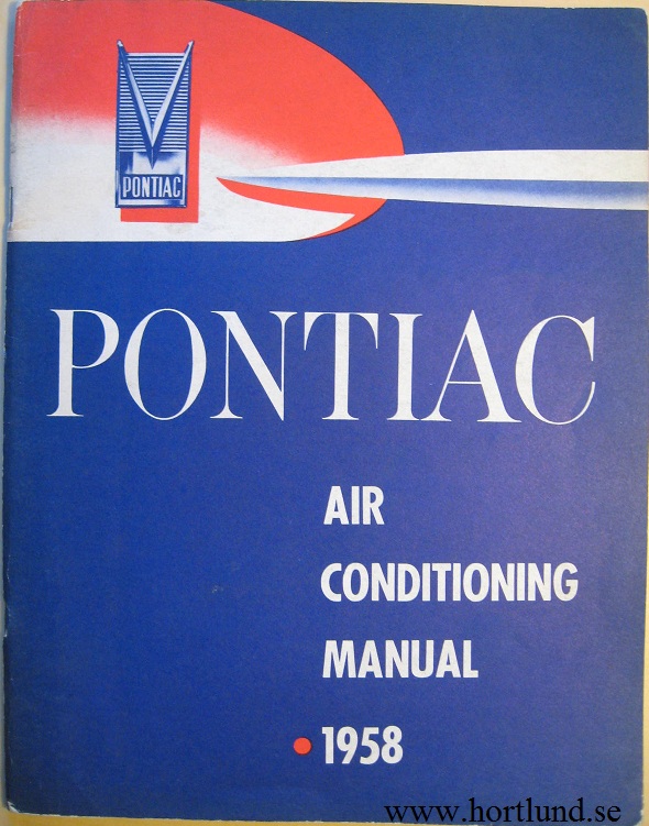 1958 Pontiac Air Conditioning Manual