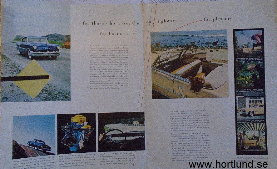 1953 Lincoln broschyr,  for the cross-... - 2