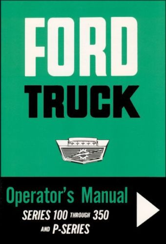 1964 Ford Truck 100-350 Owners Manual