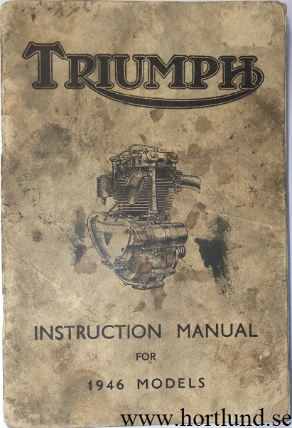 1946 Triumph Instruction Manual
