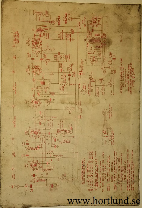 1947 Hudson Foot-Control Radio Owners Manual - 2