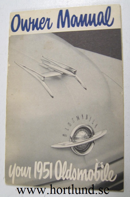 1951 Oldsmobile Super 88 & 98  Owners Manual