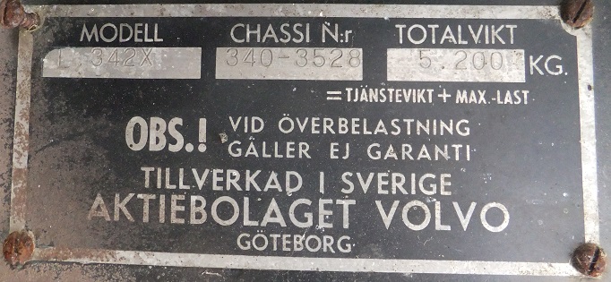 1954 Volvo L342X Bryggeribil - 6