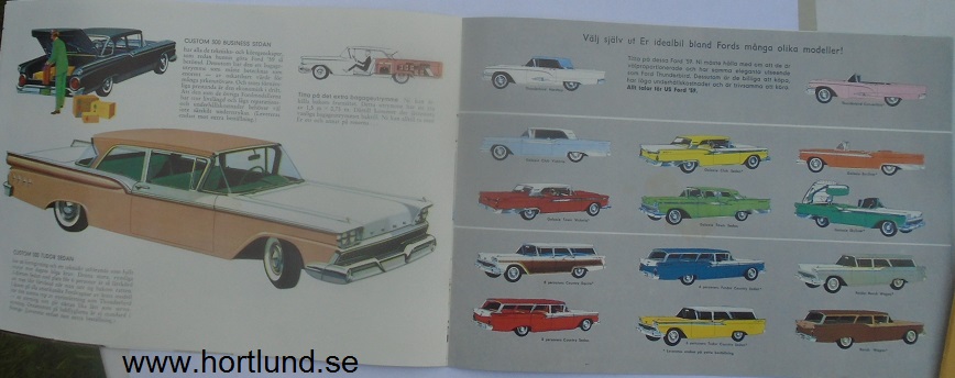 1959 Ford broschyr Lyx svensk - 2
