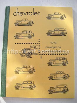 1934 Chevrolet Passenger car engineering features