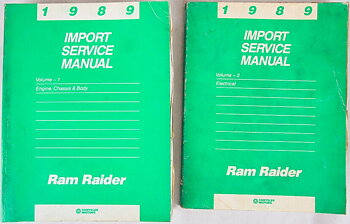 1989 Dodge Ram Rider 50 Service Manual