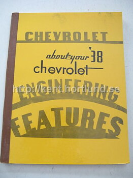 1938 Chevrolet Engineering Features