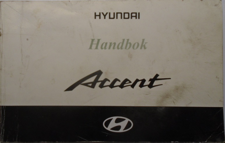 2000 Hyundai Accent Handbok 08.99