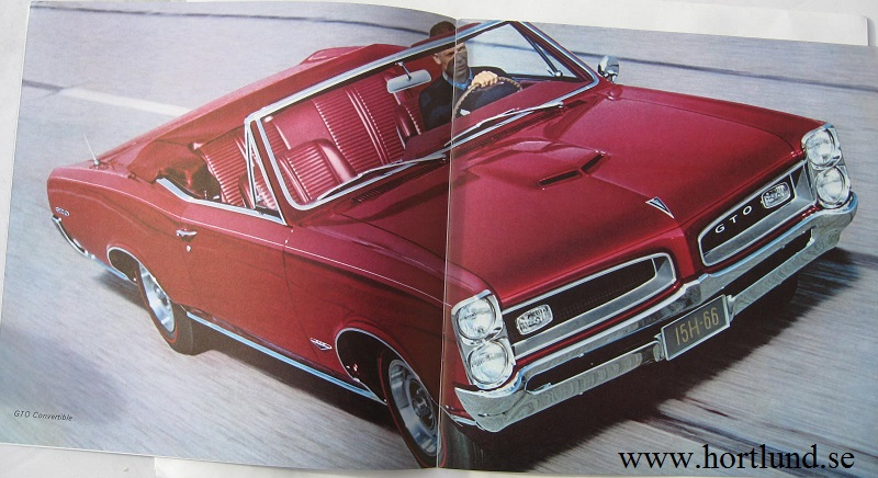1966 Pontiac GTO, 2+2 och OHC-6 broschyr - 2
