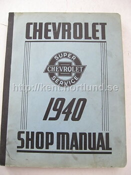 1940 Chevrolet Shop Manual