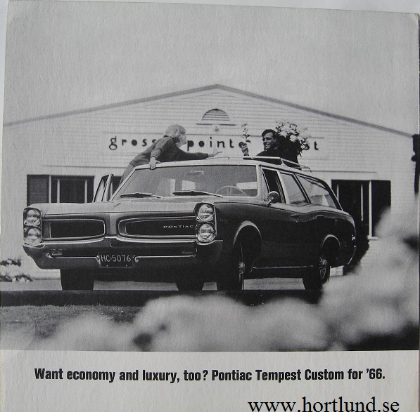 1966 Pontiac Wagons broschyr alla modeller - 2