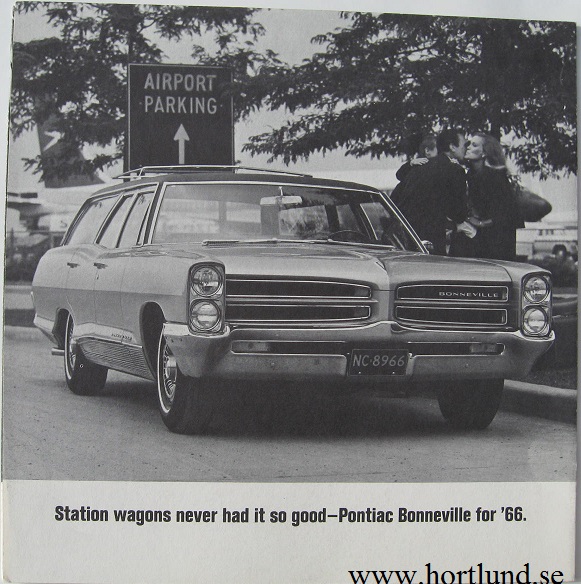 1966 Pontiac Wagons broschyr alla modeller