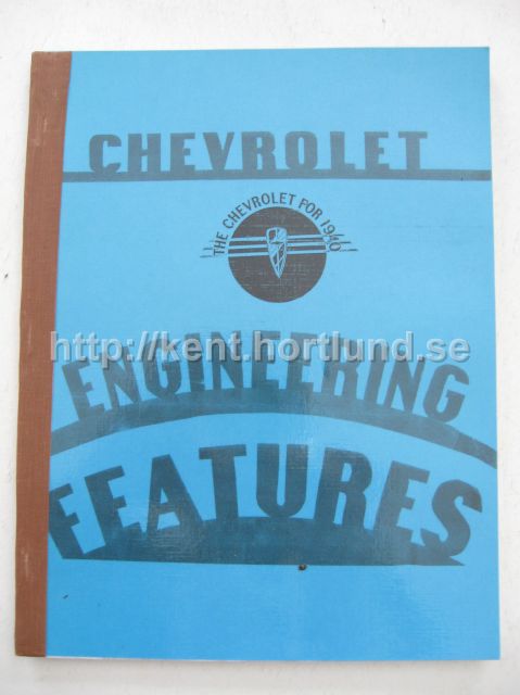 1940 Chevrolet Engineering features
