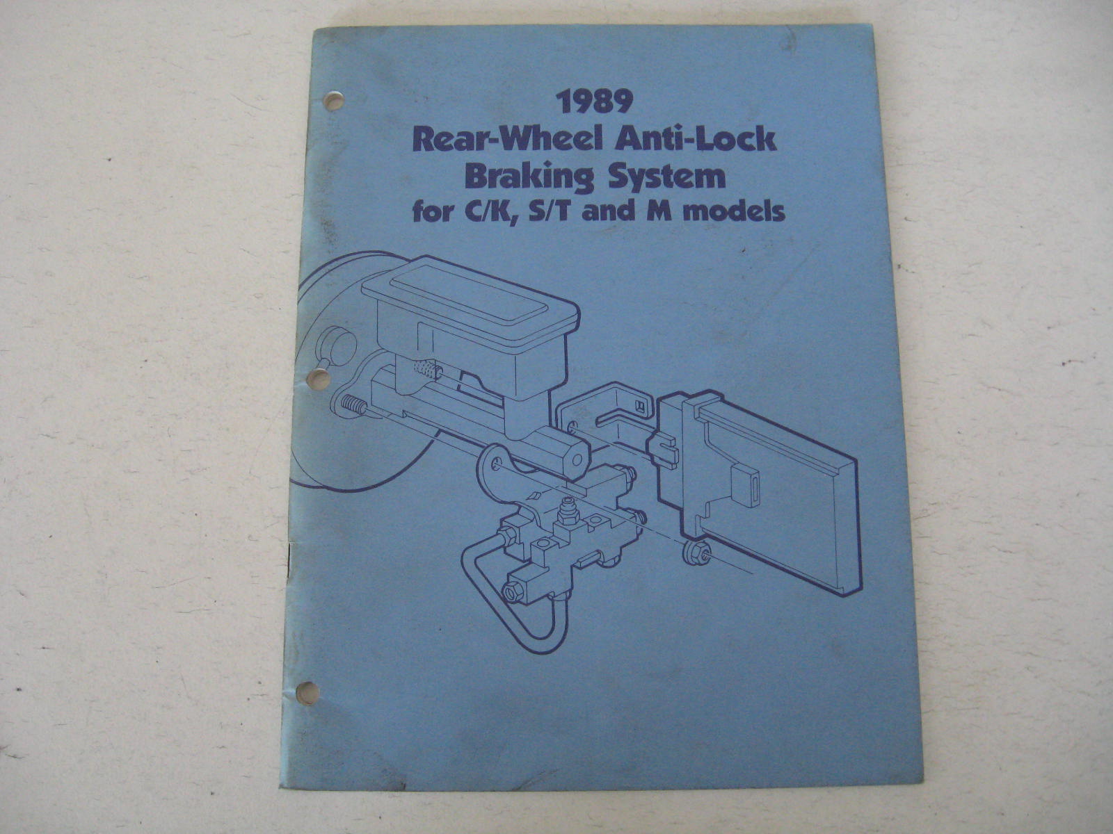1989 Chevrolet Rear Wheel Anti Lock Braking System