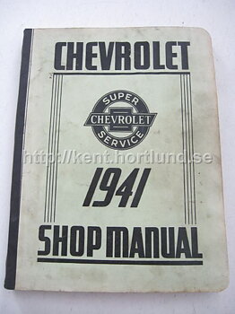1941 Chevrolet Shop Manual