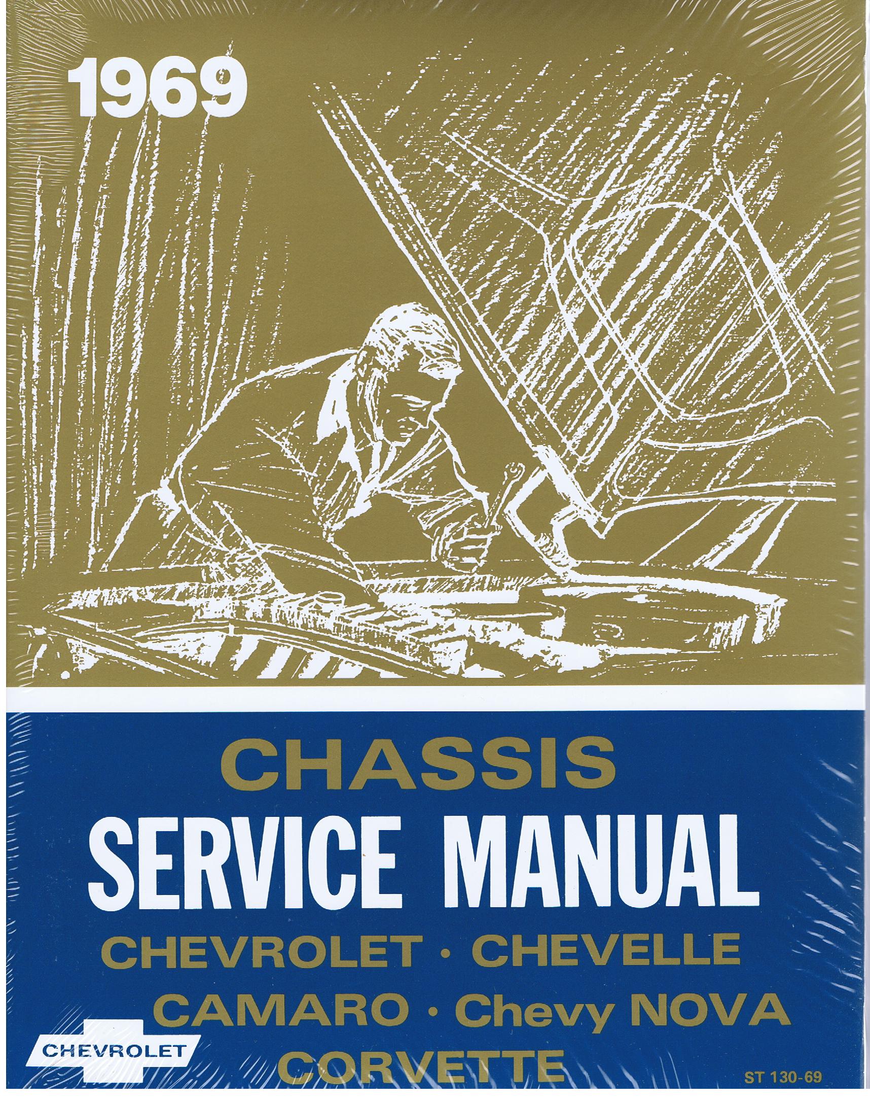 1969 Chevrolet Chassis Service Manual Chevelle Camaro Chevy Nova Corvette