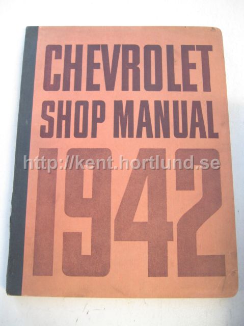 1942 Chevrolet Shop Manual