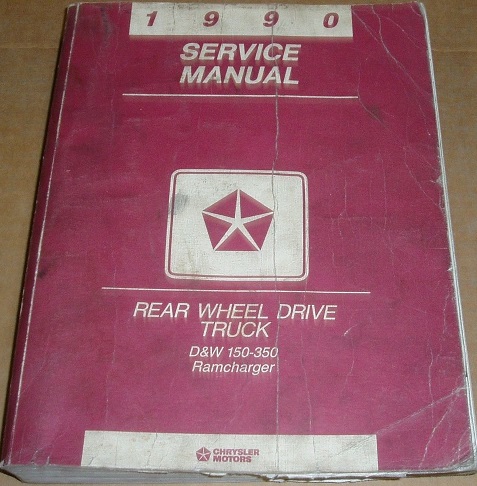 1990 Dodge D&W 150-350 Service Manual
