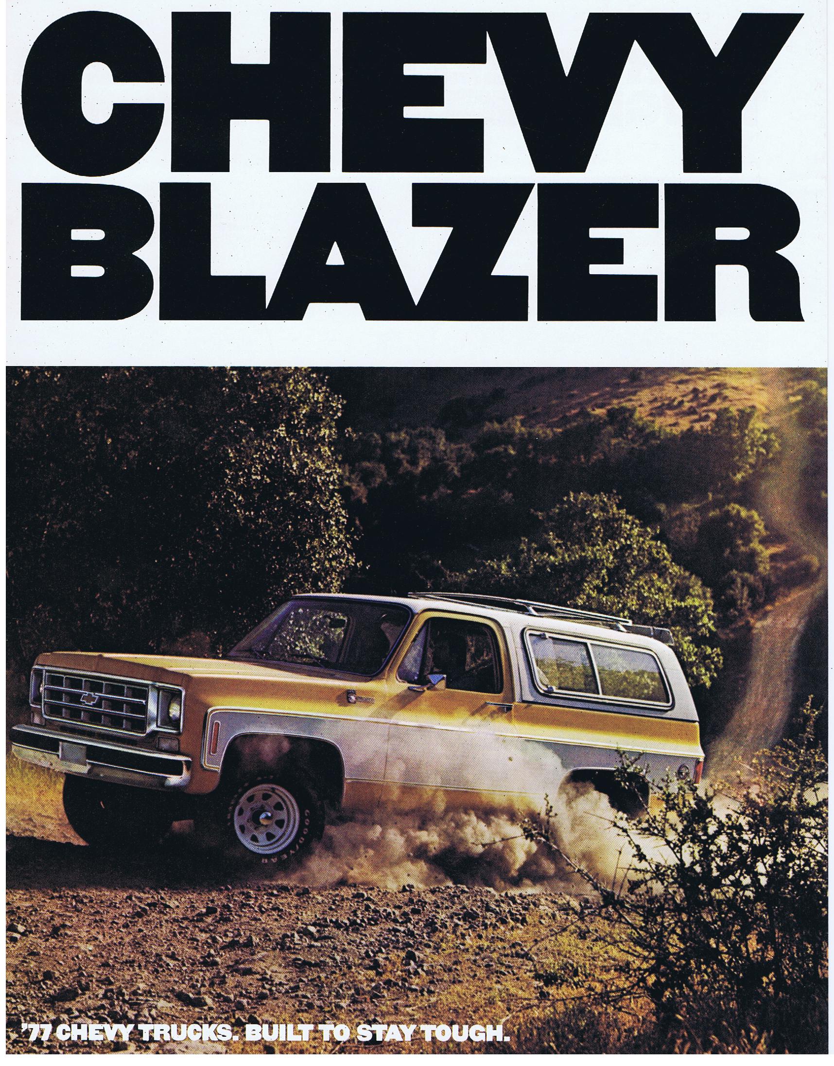 1977 Chevrolet Truck Blazer Broschyr