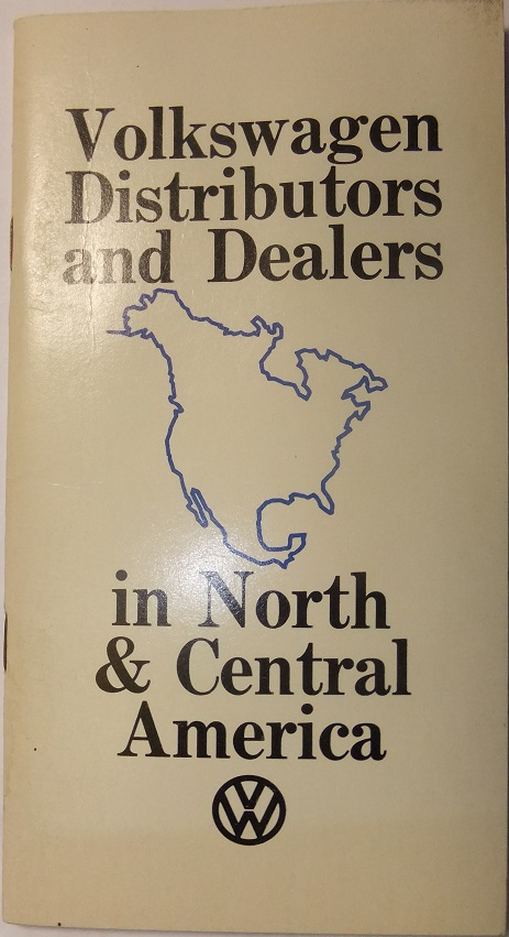 1973 Volkswagen VW Distributors and Dealers