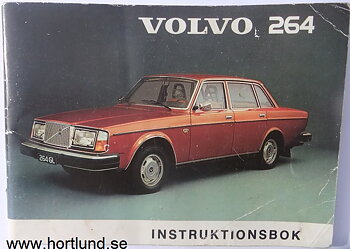 1975 Volvo 264 Instruktionsbok