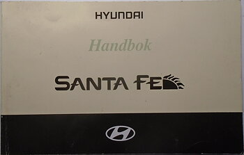 2002 Hyundai Santa Fee Handbok