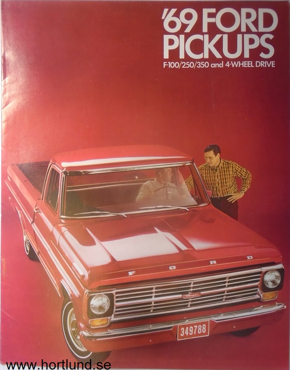 1969 Ford Pickup broschyr