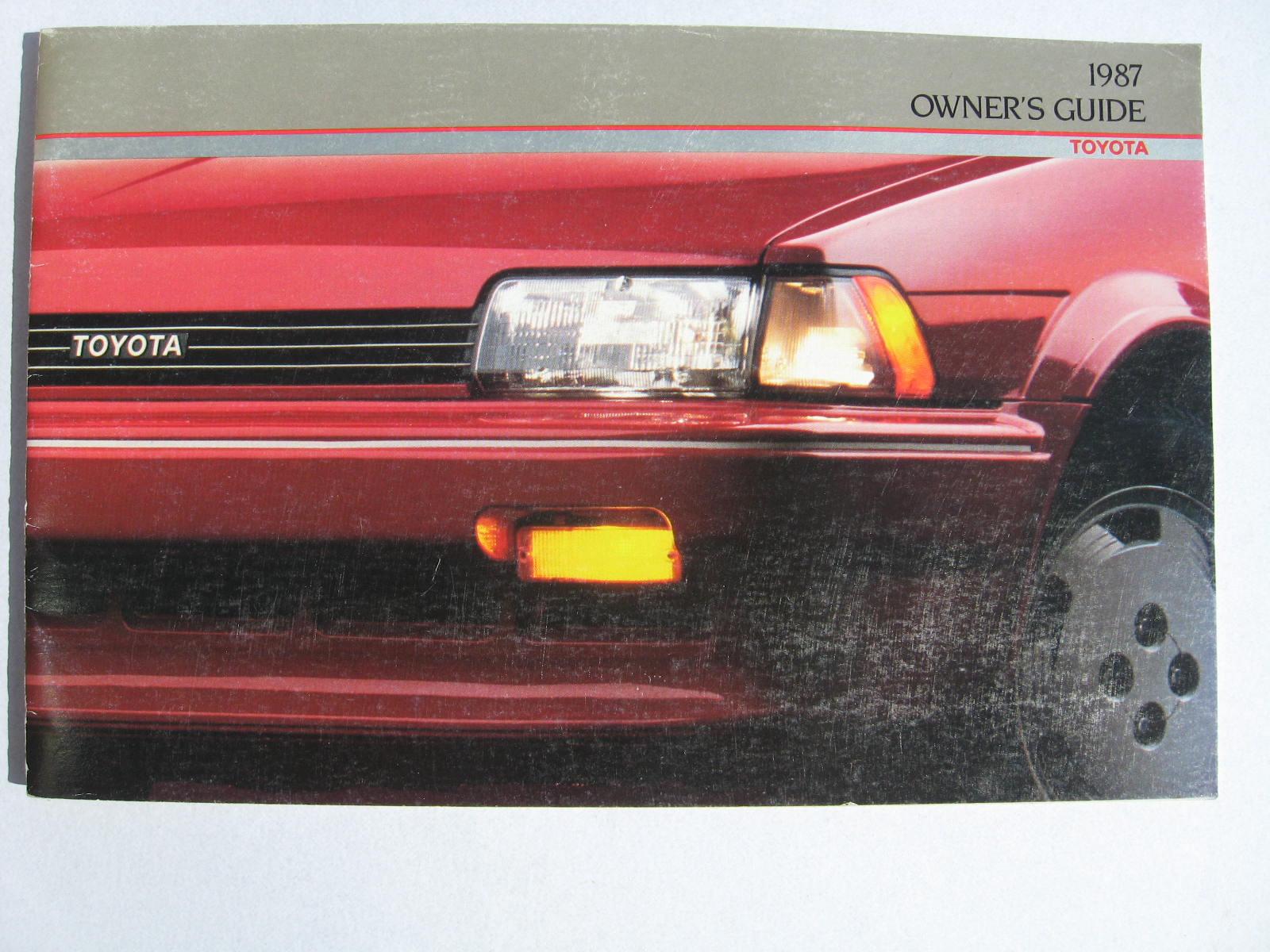 1987 Toyota Owner's Guide alla modeller