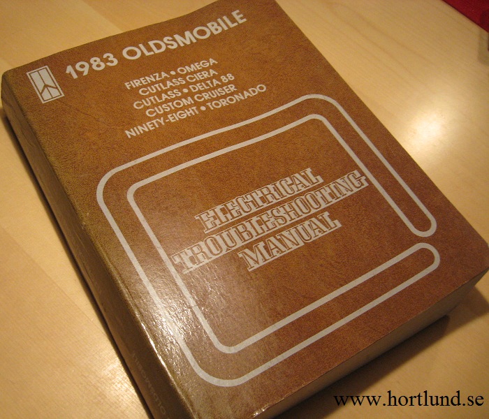 1983 Oldsmobile Electrical Troubleshootin​g Manual alla modeller
