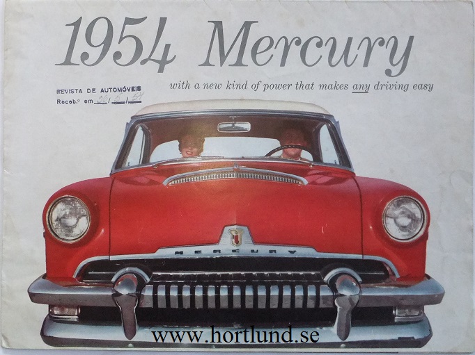 1954 Mercury Stor broschyr