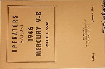 1946 Mercury Operators Manual