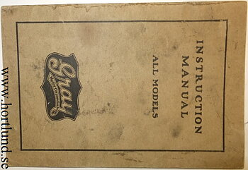 1924 Gray Instruction Manual