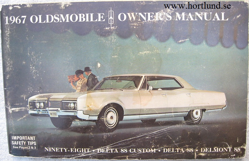 1967 Oldsmobile Owner's Manual full size 98 & 88