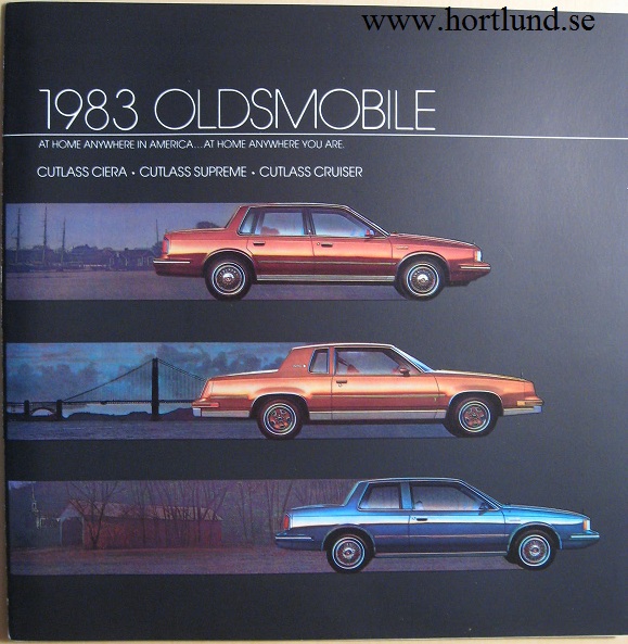 1983 Oldsmobile Cutlass Ciera, Cutlass Supreme, Cutlass Cruiser broschyr