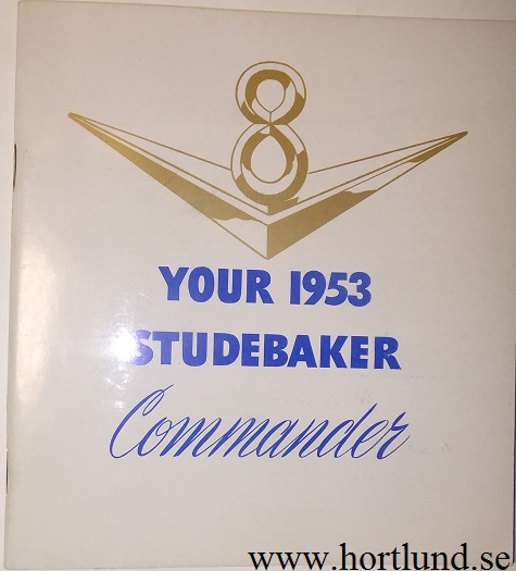 1953 Studebaker Commander Owner's Manual