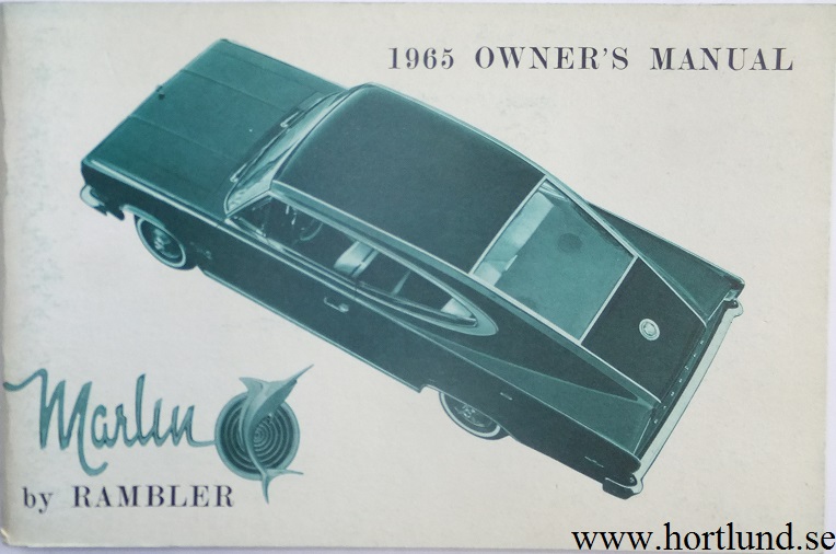 1965 Rambler Marlin Owner's Manual