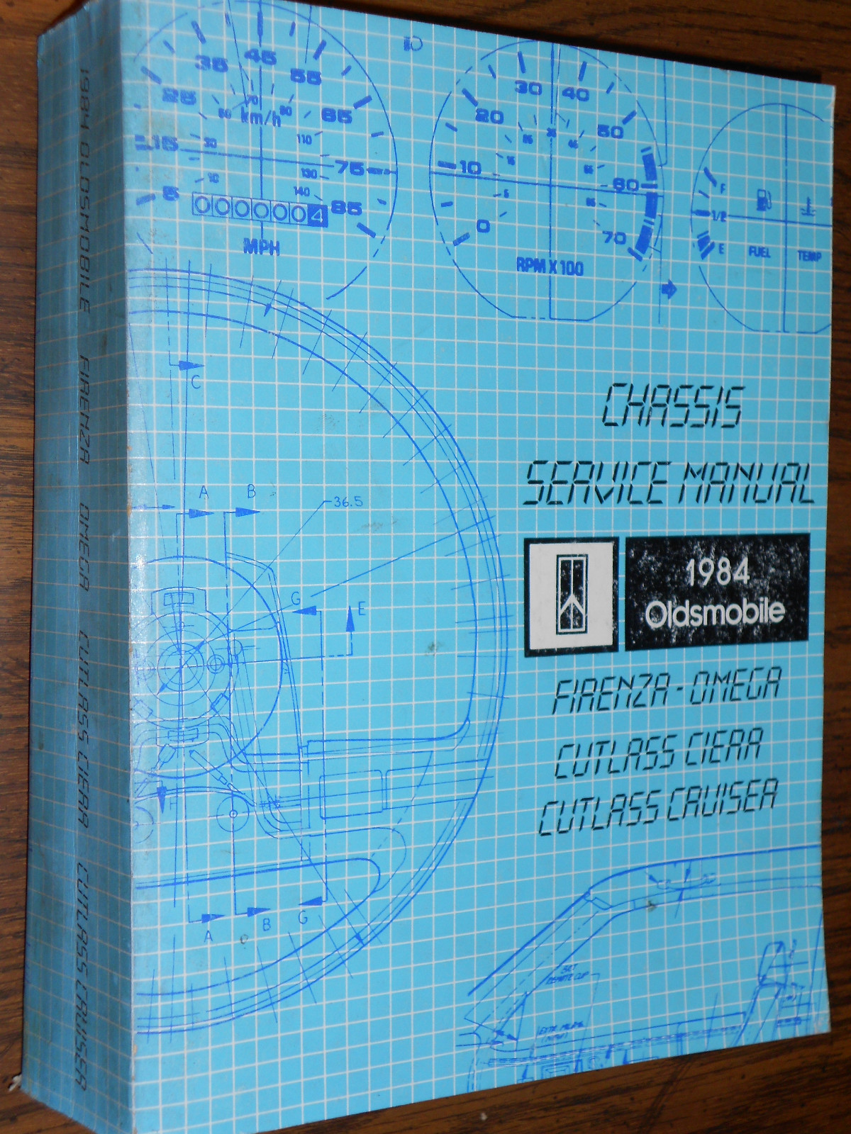 1984 Oldsmobile Firenza, Omega, Cutlass Ciera and Cutlass Cruiser Chassis Service Manual